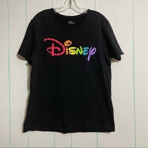 Disney Rainbow Shirt Large